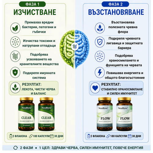 RESTART – 60 дни - Натурална програма за рестарт на червата.