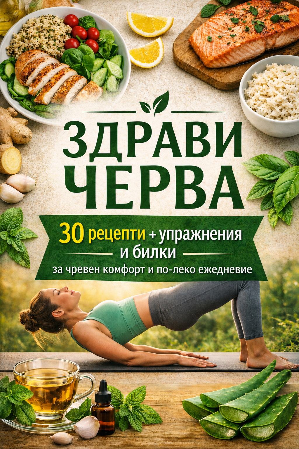 Здрави черва - 30 рецепти, упражнения и билки